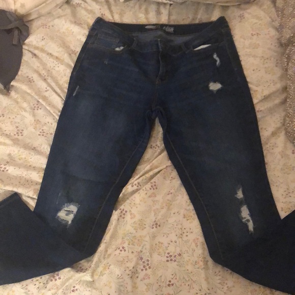 Old Navy Denim - Distressed Skinny Jeans